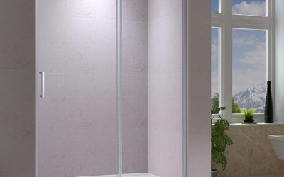 Quartz Sliding Shower Door with Base – 48 in or 60 in